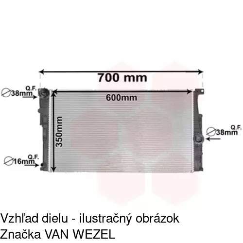 Chladiče vody 20D1085X /POLCAR/ - obr. 5