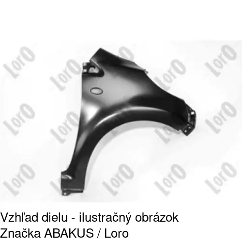 Predný blatník 230102 /POLCAR/ - obr. 1