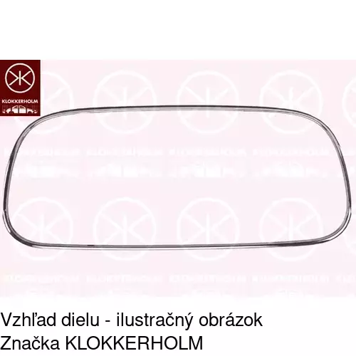 Rámik krytky nárazníka POLCAR 230127-9