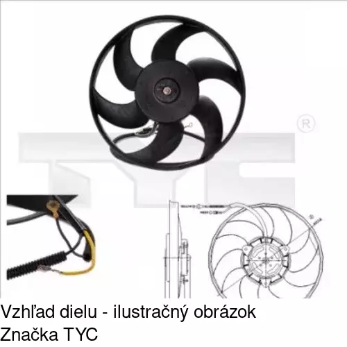 Ventilátory chladičov 230623W2 /POLCAR/ - obr. 1