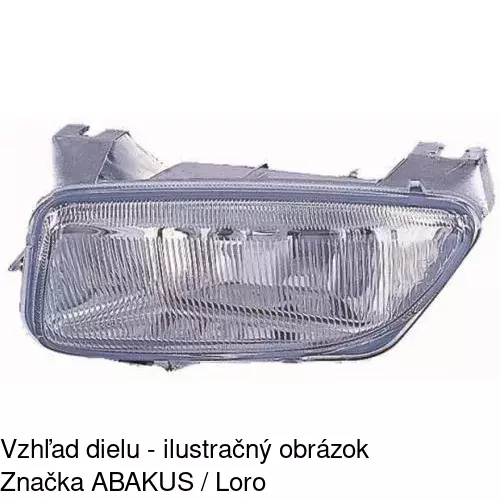 Hmlové svetlo - predné 230629-V /POLCAR/ - obr. 1