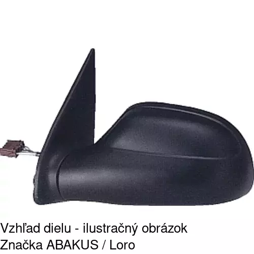 Vonkajšie zrkadlo 2306524M /POLCAR/ - obr. 2