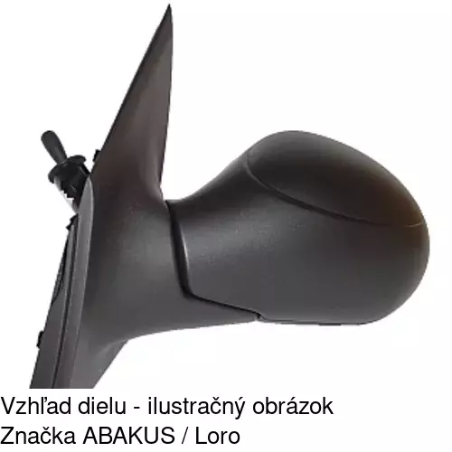 Vonkajšie zrkadlo 2308521M /POLCAR/ - obr. 1