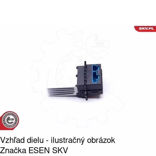 Ovládače klimatizácie 2315KST-4 /POLCAR/ - obr. 1