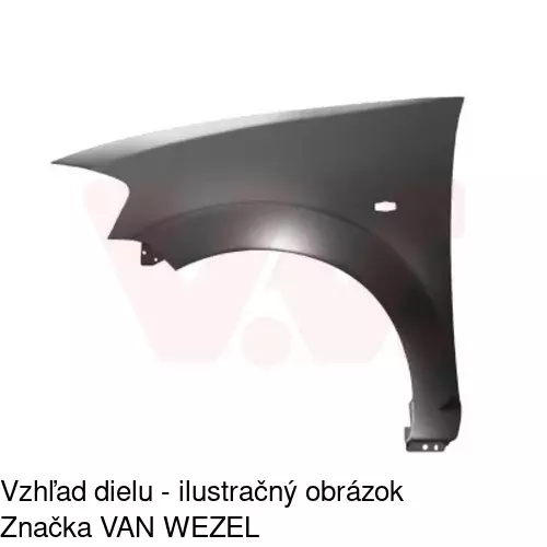 Predný blatník 231601 /POLCAR/ - obr. 3