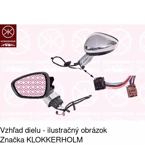 Vonkajšie zrkadlo 2318527M /POLCAR/ - obr. 1