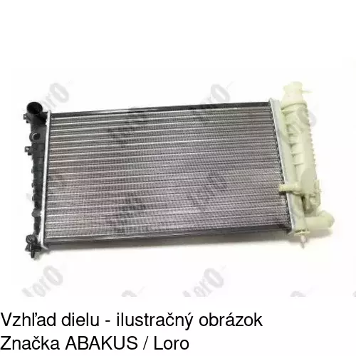 Chladiče vody 232408A4 /POLCAR/ - obr. 1