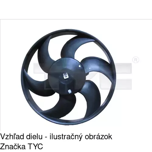 Ventilátory chladičov 232623W6 /POLCAR/ - obr. 1