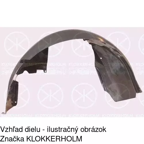 Podblatník (plast) 2326FL-1 /POLCAR/