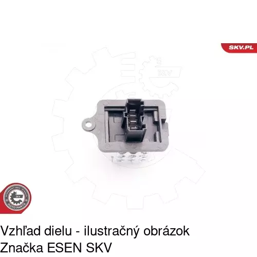 Ovládače klimatizácie 2326KST-3 /POLCAR/ - obr. 1