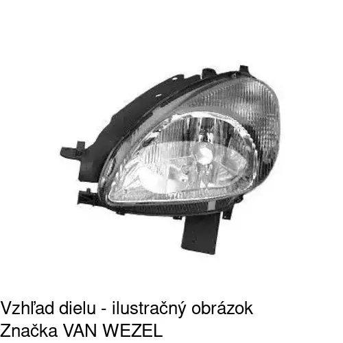 Hlavný reflektor 2327090E /POLCAR/ - obr. 4