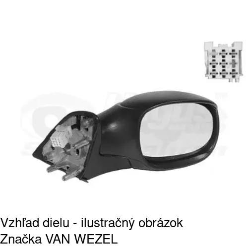 Vonkajšie zrkadlo 2327526E /POLCAR/ - obr. 3