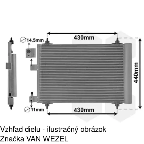 Chladiče klimatizácie 2327K82X /POLCAR/ - obr. 4