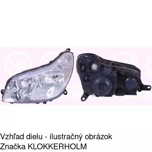 Hlavný reflektor 233310-V /POLCAR/ - obr. 1