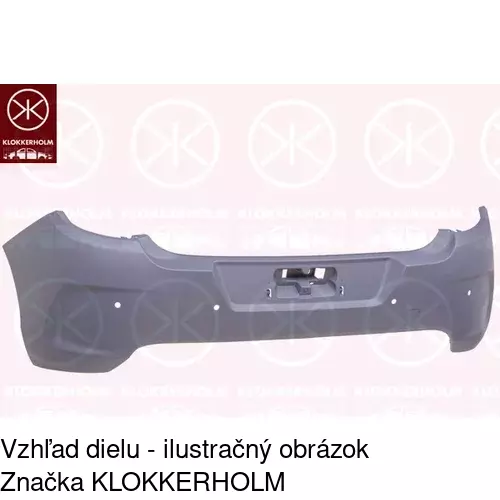 Zadný nárazník 233896-1 /POLCAR/ - obr. 1
