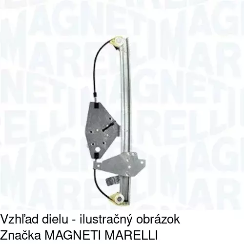 Mechanizmus sťahovania okna elektrický bez motora 2338PSG1E /POLCAR/ - obr. 1