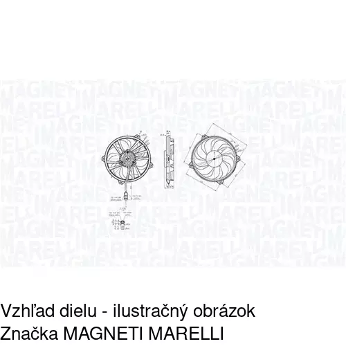 Ventilátory chladičov 235123W2 /POLCAR/ - obr. 1