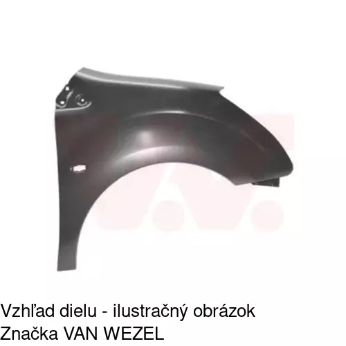 Predný blatník 235202 /POLCAR/ - obr. 3