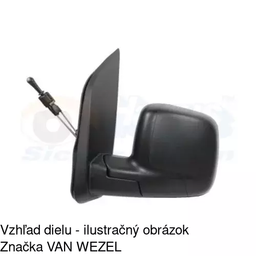 Vonkajšie zrkadlo 2391512M /POLCAR/ - obr. 4
