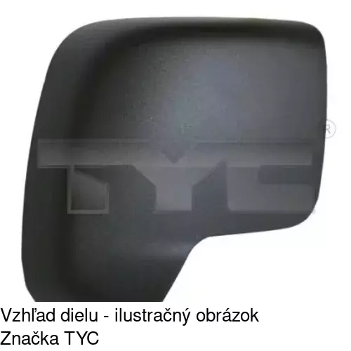 Rám vonkajšieho zrkadla 239155TM /POLCAR/ - obr. 1