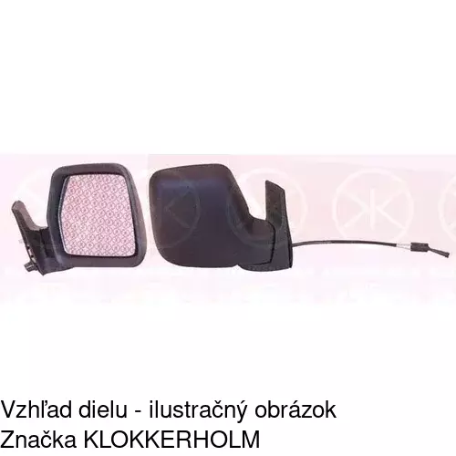Vonkajšie zrkadlo 2395521E /POLCAR/ - obr. 3