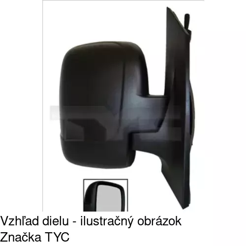 Vonkajšie zrkadlo POLCAR 2396521E