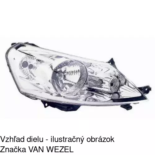 Hlavný reflektor 239710-V /POLCAR/ - obr. 4