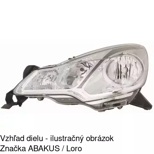 Hlavný reflektor 23B1090E /POLCAR/ - obr. 2