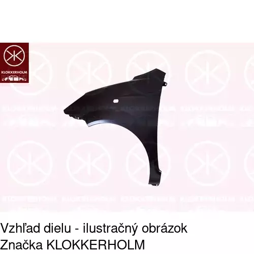 Predný blatník POLCAR 250101