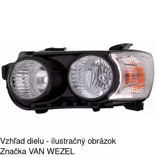 Hlavný reflektor 25B1092E /POLCAR/ - obr. 3