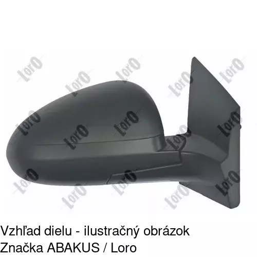 Vonkajšie zrkadlo 25B1523M /POLCAR/ - obr. 1
