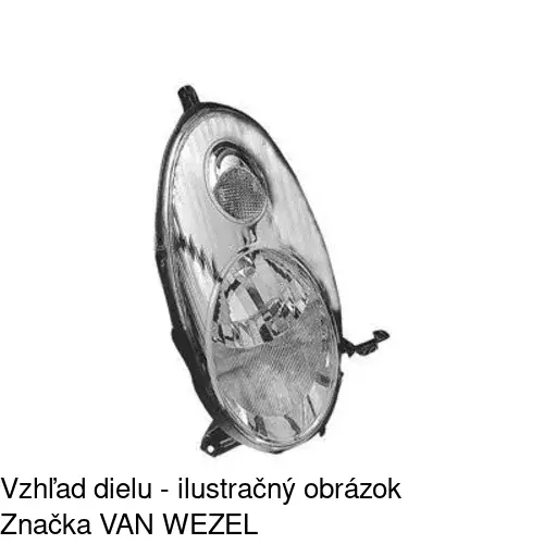 Hlavný reflektor 2707094V /POLCAR/ - obr. 1