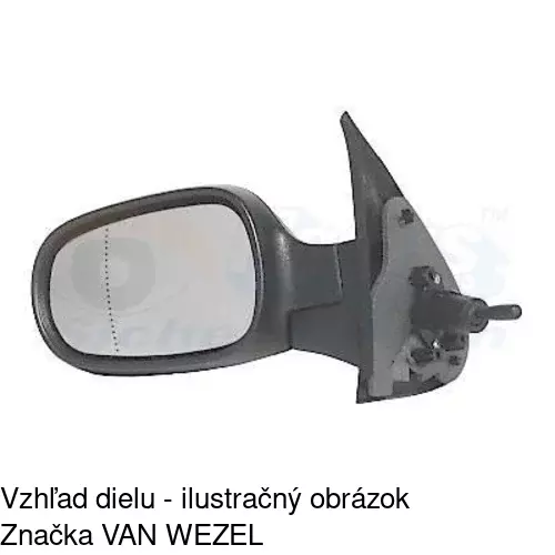 Vonkajšie zrkadlo 2707522M /POLCAR/ - obr. 3