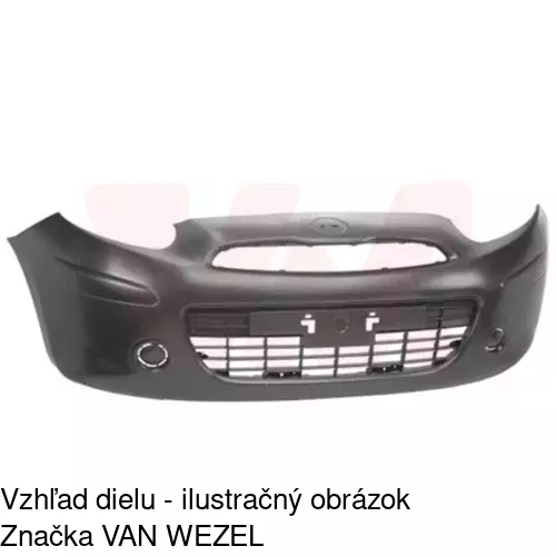 Predný nárazník POLCAR 270807-2