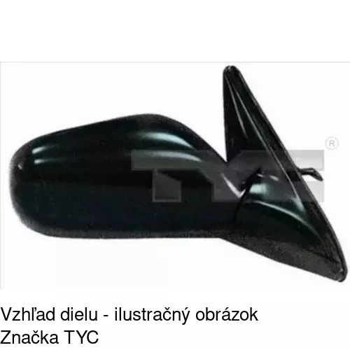 Vonkajšie zrkadlo POLCAR 2728521M
