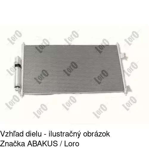 Chladiče klimatizácie 2746K8C1S /POLCAR/ - obr. 1