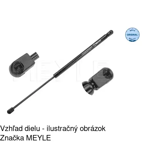Plynová pružina 2755AB /POLCAR/ - obr. 1