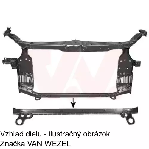 Predné čelo 275904-2 /POLCAR/