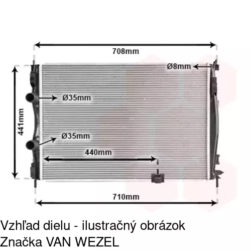 Chladiče vody 2759083K /POLCAR/ - obr. 1
