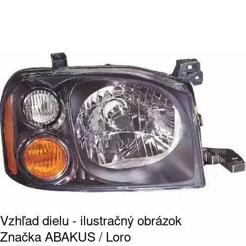 Hlavný reflektor 279709-E /POLCAR/ - obr. 1