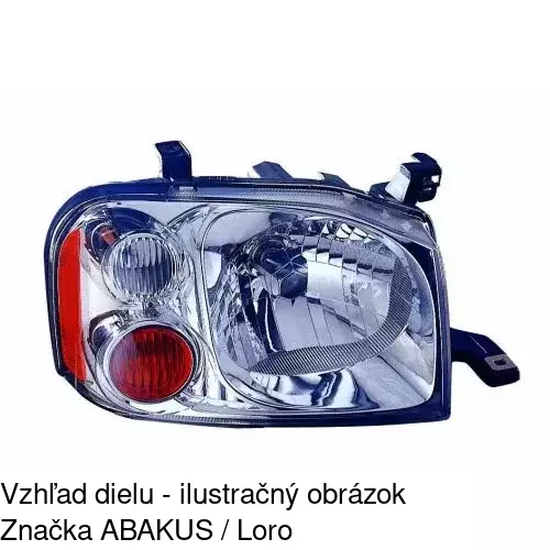 Hlavný reflektor 279710-E /POLCAR/ - obr. 2