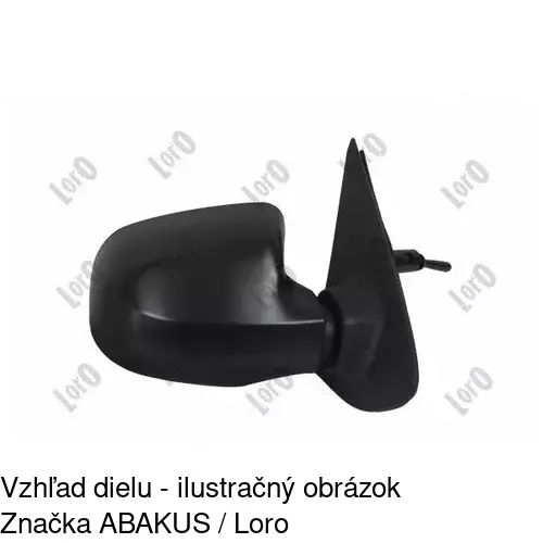Vonkajšie zrkadlo 28B1521E /POLCAR/ - obr. 2
