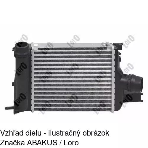 Chladiče vzduchu (Intercoolery) 28B1J8-1 /POLCAR/ - obr. 3