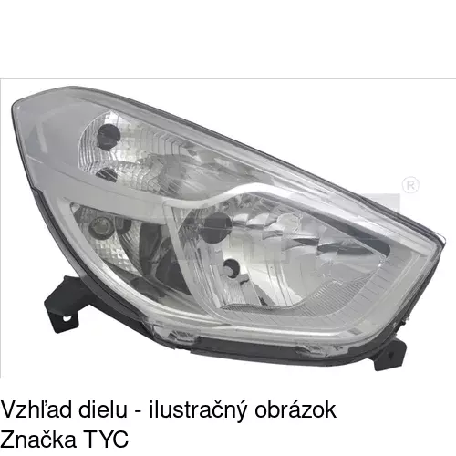 Hlavný reflektor POLCAR 28M110-V