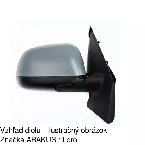Vonkajšie zrkadlo 28U1521M /POLCAR/ - obr. 3