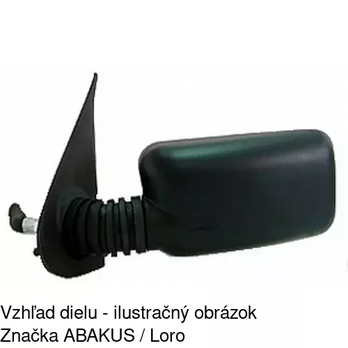 Vonkajšie zrkadlo 3001511E /POLCAR/ - obr. 3
