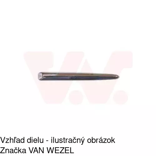 Lišta kapoty POLCAR 300203-7