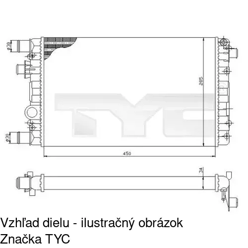 Chladiče vody POLCAR 300208-1
