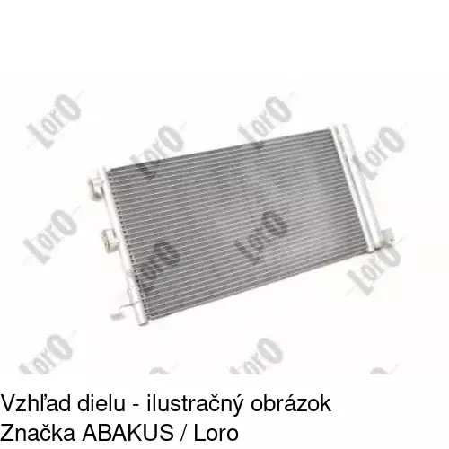 Chladiče klimatizácie 3003K8C2 /POLCAR/ - obr. 3