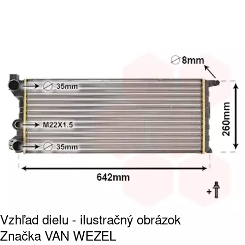 Chladiče vody 300408-4 /POLCAR/ - obr. 2